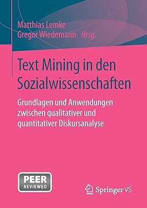 Immagine del venditore per Text Mining in den Sozialwissenschaften venduto da moluna