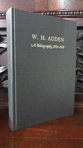 Seller image for W. H. Auden. A Bibliography 1924-1964 for sale by The Petersfield Bookshop, ABA, ILAB