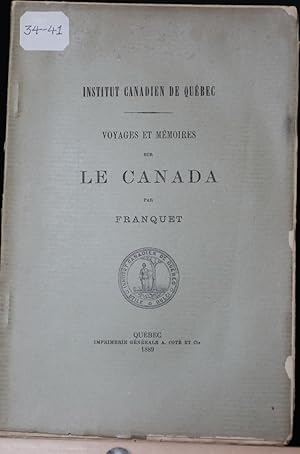 Voyages et mémoires sur le Canada