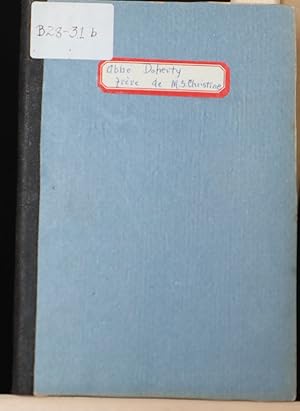 L'abbé Doherty, ses principaux écrits en français, précédés d'un portrait et d'une notice biograp...