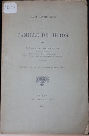 Pages canadiennes. Une famille de héros