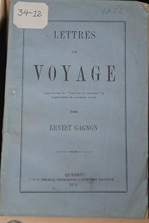 Lettres de voyage