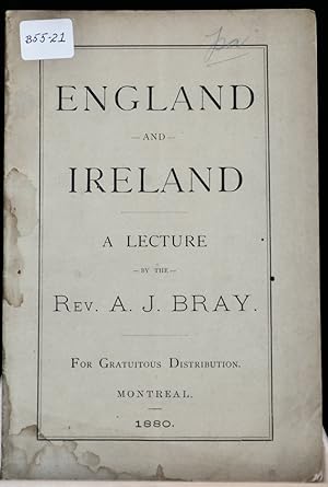 England and Ireland, a lecture