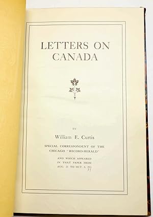 Letters on Canada