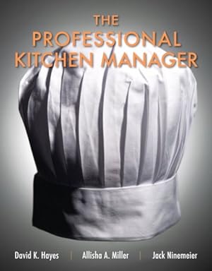 Imagen del vendedor de Professional Kitchen Manager a la venta por GreatBookPricesUK