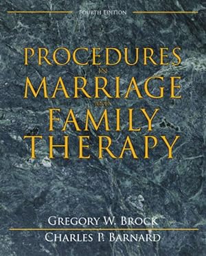 Seller image for Procedures in Marriage and Family Therapy for sale by GreatBookPricesUK