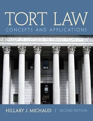 Seller image for Tort Law : Concepts and Applications for sale by GreatBookPricesUK