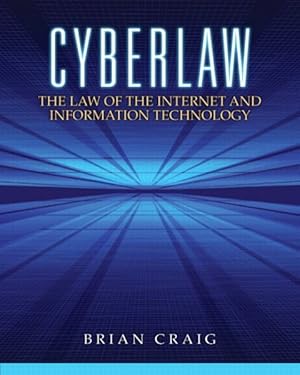 Bild des Verkufers fr Cyberlaw : The Law of the Internet and Information Technology zum Verkauf von GreatBookPricesUK