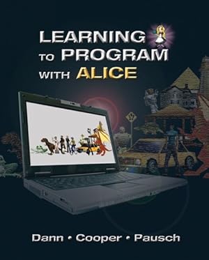 Imagen del vendedor de Learning to Program With Alice a la venta por GreatBookPricesUK