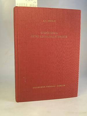 Seller image for Einführung in die Halbleitertheorie übersetzt von Hans Neumann for sale by ANTIQUARIAT Franke BRUDDENBOOKS
