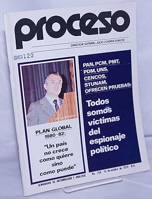 Seller image for Proceso: seminario de informacion y analysis; #154, 15 de octubre de 1979; Todos somos vctimas del espionaje poltico for sale by Bolerium Books Inc.
