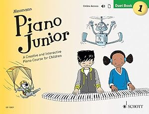 Seller image for Piano Junior Duet : A Creative and Interactive Piano Course for Children for sale by GreatBookPrices