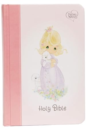 Seller image for Holy Bible : New King James Version, Precious Moments Small Hands Bible, Pink, Comfort Print for sale by GreatBookPrices