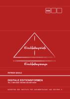 Seller image for Digitale Editionsformen - Teil 2: Befunde, Theorie und Methodik for sale by moluna