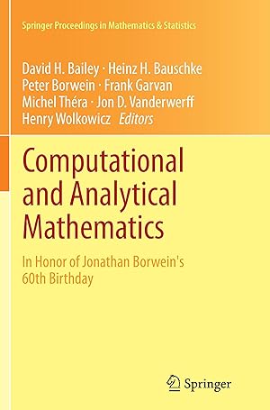 Seller image for Computational and Analytical Mathematics for sale by moluna