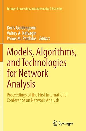 Imagen del vendedor de Models, Algorithms, and Technologies for Network Analysis a la venta por moluna