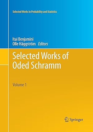 Imagen del vendedor de Selected Works of Oded Schramm, 2 Teile a la venta por moluna