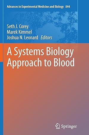 Bild des Verkufers fr A Systems Biology Approach to Blood zum Verkauf von moluna