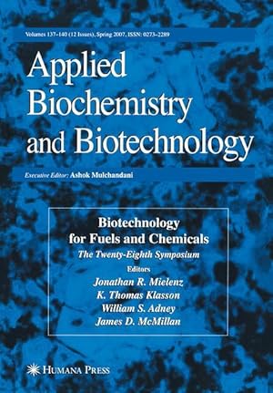 Seller image for Biotechnology for Fuels and Chemicals for sale by moluna