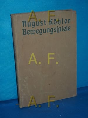 Seller image for Die Bewegungsspiele des Kindergartens. ,Nebst einem Anhang von Ball-, Kugel- und Bauliedern,, for sale by Antiquarische Fundgrube e.U.