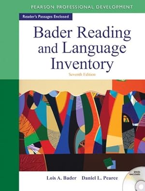 Image du vendeur pour Bader Reading and Language Inventory mis en vente par GreatBookPricesUK