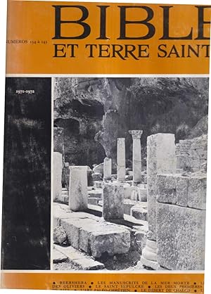 Image du vendeur pour Bible et terre sainte, n134  143 : 1971 - 1972 mis en vente par PRISCA
