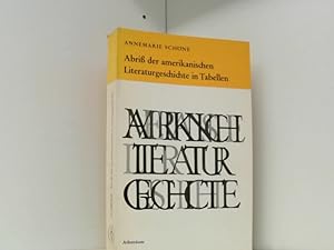 Seller image for Abri der amerikanischen Literaturgeschichte in Tabellen. for sale by Book Broker