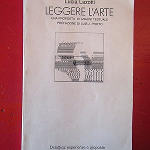Immagine del venditore per Leggere l'arte Una proposta di analisi testuale venduto da Antonio Pennasilico
