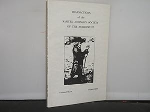 Transactions of the Samuel Johnson Society of the Northwest, Volume 15, 1984 -Articles include Dr...