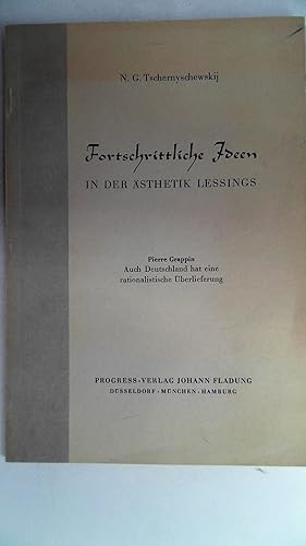 Immagine del venditore per Fortschrittliche Ideen in der sthetik Lessings, venduto da Antiquariat Maiwald