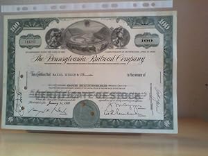 The Pennsylvania Railroad Company - mit Horseshoe-Vignette. Certificate of Stock / Capital Stock ...