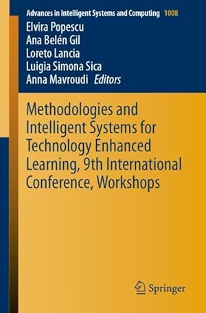 Bild des Verkufers fr Methodologies and Intelligent Systems for Technology Enhanced Learning, 9th International Conference, Workshops zum Verkauf von moluna