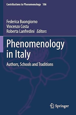 Immagine del venditore per Phenomenology in Italy venduto da moluna