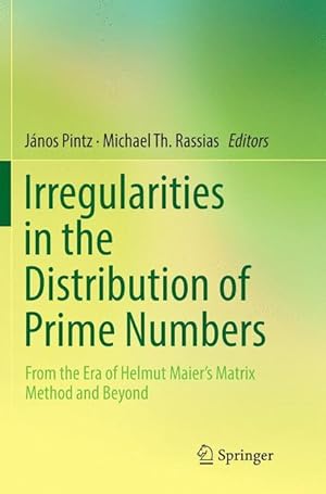 Imagen del vendedor de Irregularities in the Distribution of Prime Numbers a la venta por moluna
