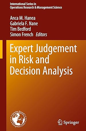 Image du vendeur pour Expert Judgement in Risk and Decision Analysis mis en vente par moluna