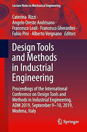 Seller image for Design Tools and Methods in Industrial Engineering for sale by moluna