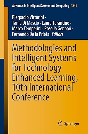 Bild des Verkufers fr Methodologies and Intelligent Systems for Technology Enhanced Learning, 10th International Conference zum Verkauf von moluna