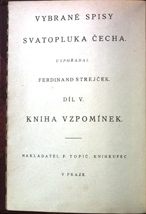 Imagen del vendedor de Kniha Vzpominek; Vybran Spisy Svatopluka Cecha; Dil 5; a la venta por books4less (Versandantiquariat Petra Gros GmbH & Co. KG)