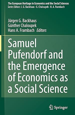 Bild des Verkufers fr Samuel Pufendorf and the Emergence of Economics as a Social Science zum Verkauf von moluna