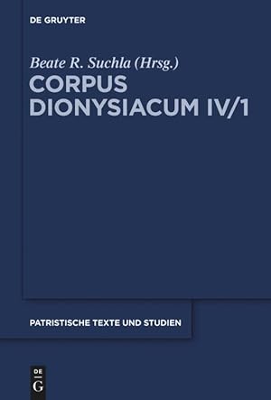 Immagine del venditore per Ioannis Scythopolitani prologus et scholia in Dionysii Areopagitae librum \ De divinis nominibus\ cum additamentis interpretum aliorum venduto da moluna