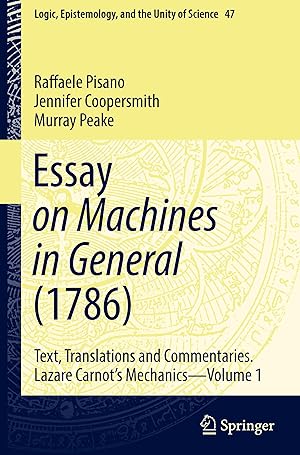 Bild des Verkufers fr Essay on Machines in General (1786) zum Verkauf von moluna