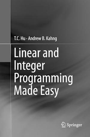 Bild des Verkufers fr Linear and Integer Programming Made Easy zum Verkauf von moluna
