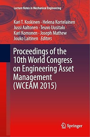 Imagen del vendedor de Proceedings of the 10th World Congress on Engineering Asset Management (WCEAM 2015) a la venta por moluna