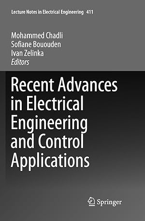 Bild des Verkufers fr Recent Advances in Electrical Engineering and Control Applications zum Verkauf von moluna