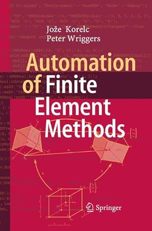 Imagen del vendedor de Automation of Finite Element Methods a la venta por moluna