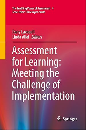 Bild des Verkufers fr Assessment for Learning: Meeting the Challenge of Implementation zum Verkauf von moluna