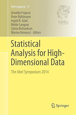 Imagen del vendedor de Statistical Analysis for High-Dimensional Data a la venta por moluna