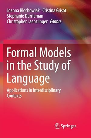 Bild des Verkufers fr Formal Models in the Study of Language zum Verkauf von moluna