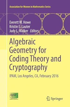 Immagine del venditore per Algebraic Geometry for Coding Theory and Cryptography venduto da moluna