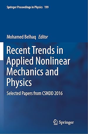 Seller image for Recent Trends in Applied Nonlinear Mechanics and Physics for sale by moluna
